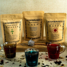 Load image into Gallery viewer, CALM, HAPPY & AWAKEN Herbal Tea Bundle.