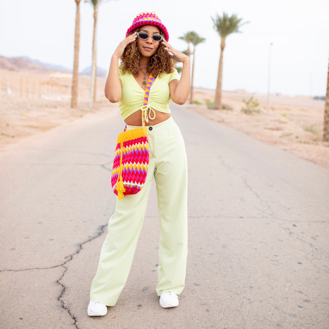 Nubia Bucket Hat and Bag Set